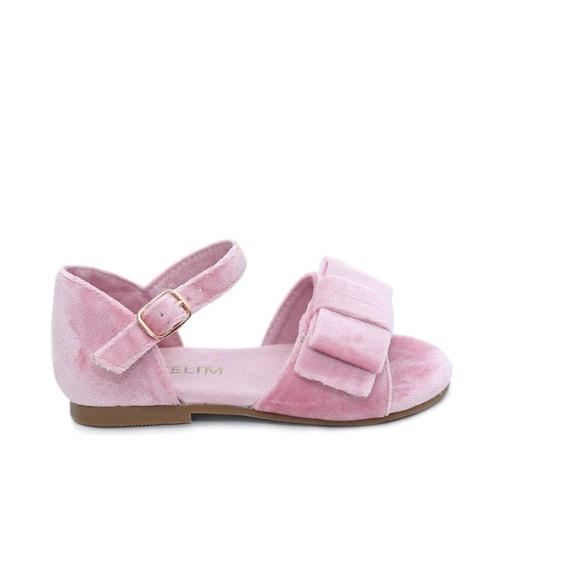 Olivia Velvet blush Sandals